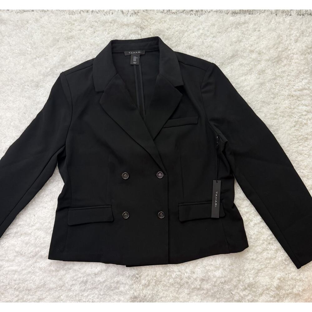 Tahari Women's Double-Breasted Blazer Size XL NWT Classic Professional